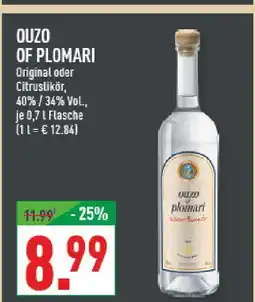 Marktkauf Plomari ouzo original Angebot