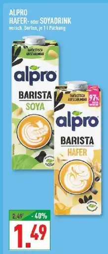 Marktkauf Alpro barista hafer Angebot