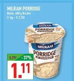 Marktkauf Milram porridge natur Angebot