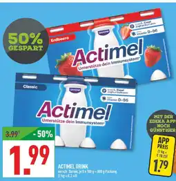 Marktkauf Danone actimel drink erdbeere Angebot