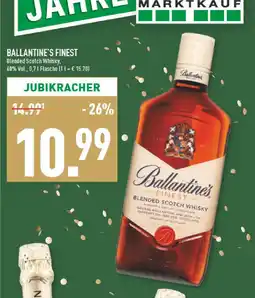 Marktkauf Ballantine's finest blended scotch whisky Angebot