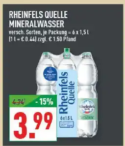 Marktkauf Rheinfels quelle mineralwasser Angebot