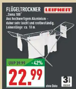 Marktkauf Leifheit flügeltrockner siena 180 Angebot
