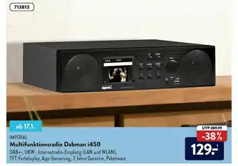 Aldi Süd Imperial Multifunktionsradio Dabman I450 Angebot