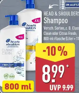 Aldi Nord HEAD & SHOULDERS Shampoo Angebot
