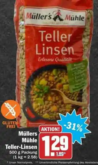 dodenhof Müllers Mühle Teller-linsen Angebot