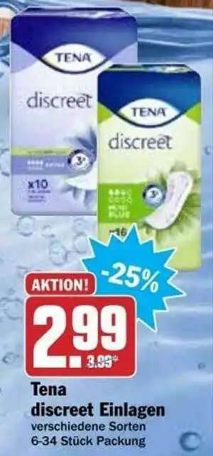 dodenhof Tena Discreet Einlagen Angebot