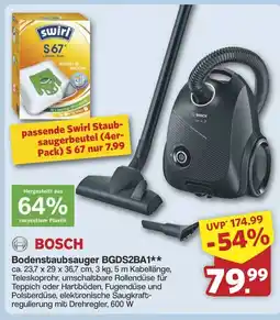 Famila Nord West BOSCH Bodenstaubsauger BGDS2BA1 Angebot