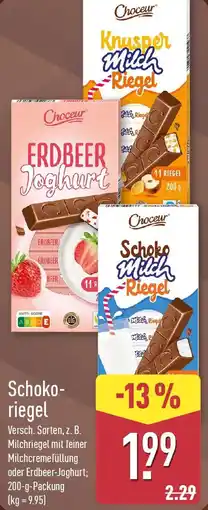 Aldi Nord Choceur Schokoriegel Angebot