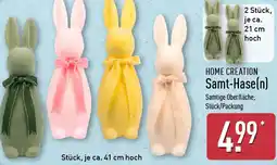 Aldi Nord HOME CREATION Samt-Hase(n) Angebot