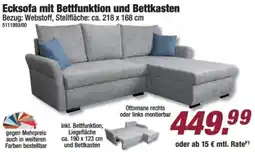 Poco Ecksofa mit Bettfunktion und Bettkasten Angebot