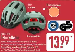 Aldi Nord RIDE+GO Fahrradhelm Angebot