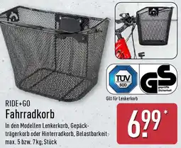 Aldi Nord RIDE+GO Fahrradkorb Angebot