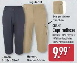 Aldi Nord CRANE Capriradhose Angebot