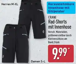 Aldi Nord CRANE Rad-Shorts mit Innenhose Angebot