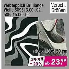 Möbel Boss Webeteppich Brilliance Welle Angebot