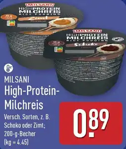 Aldi Nord MILSANI High-Protein Milchreis Angebot