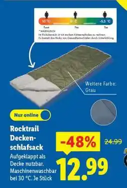 Lidl Rocktrail Deckenschlafsack Angebot
