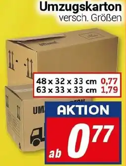 CENTERSHOP Umzugskarton Angebot