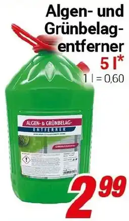 CENTERSHOP Algen und Grünbelagentferner Angebot