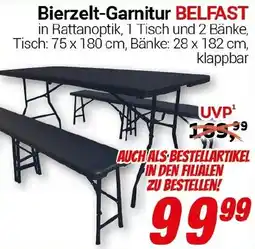 CENTERSHOP Bierzelt-Garnitur BELFAST Angebot