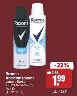 Famila Nord West Rexona Antitranspirant Angebot