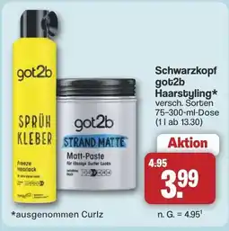 Famila Nord West Schwarzkopf got2b Haarstyling Angebot