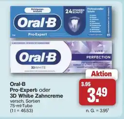Famila Nord West Oral-B Pro-Expert oder 3D White Zahncreme Angebot