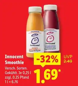 Lidl Innocent smoothie Angebot