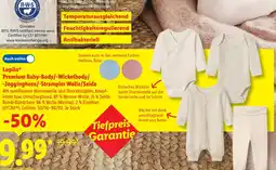 Lidl Lupilu premium baby-body/wickelbody/jogginghose/strampler wolle/seide Angebot
