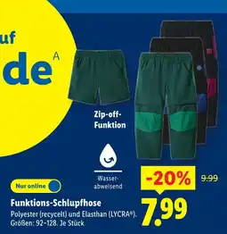 Lidl Funktions-schlupfhose Angebot