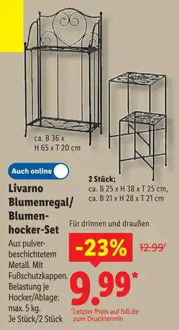 Lidl Livarno blumenregal Angebot