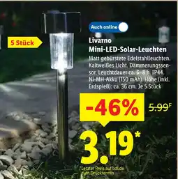 Lidl Livarno mini-led-solar-leuchten Angebot