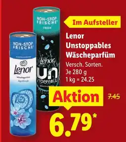 Lidl Lenor unstoppables wäscheparfüm fresh Angebot