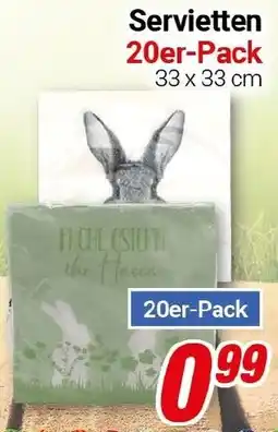 CENTERSHOP Servietten Angebot