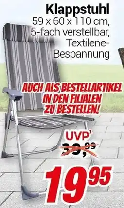 CENTERSHOP Klappstuhl Angebot