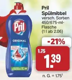 Famila Nord West Pril Spülmittel Angebot