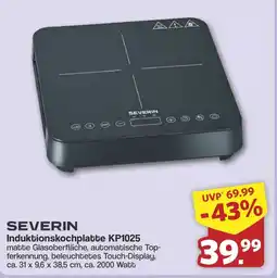 Famila Nord West SEVERIN Induktionskochplatte KP1025 Angebot