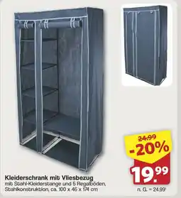 Famila Nord West Kleiderschrank mit Vliesbezug Angebot