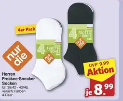 Famila Nord West nur die Herren Frottee-Sneaker Angebot