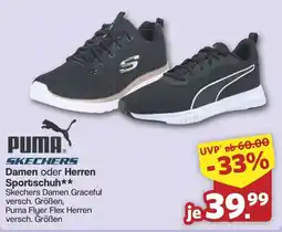 Famila Nord West PUMA | SKECHERS Damen oder Herren Sportschuh Angebot