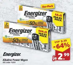 Famila Nord West Energizer Alkaline Power Migon Angebot