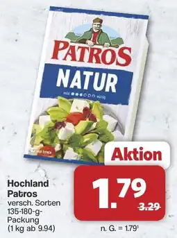 Famila Nord West Hochland Patros Angebot