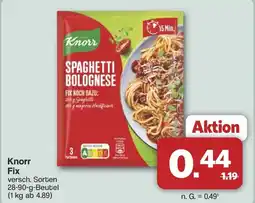 Famila Nord West Knorr Fix Angebot