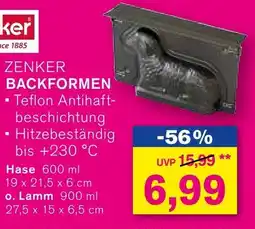 KODi ZENKER BACKFORMEN Angebot