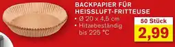 KODi BACKPAPIER FÜR HEISSLUFT-FRITTEUSE Angebot