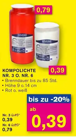 KODi VIVERE KOMPOLICHTE NR. 3 O. NR. 6 Angebot