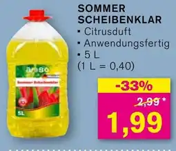 KODi SOMMER SCHEIBENKLAR Angebot