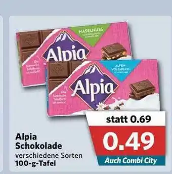 Combi Alpia Schokolade Angebot