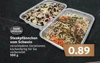 Combi Eigene Herstellung Steakpfännchen Von Schwein Angebot